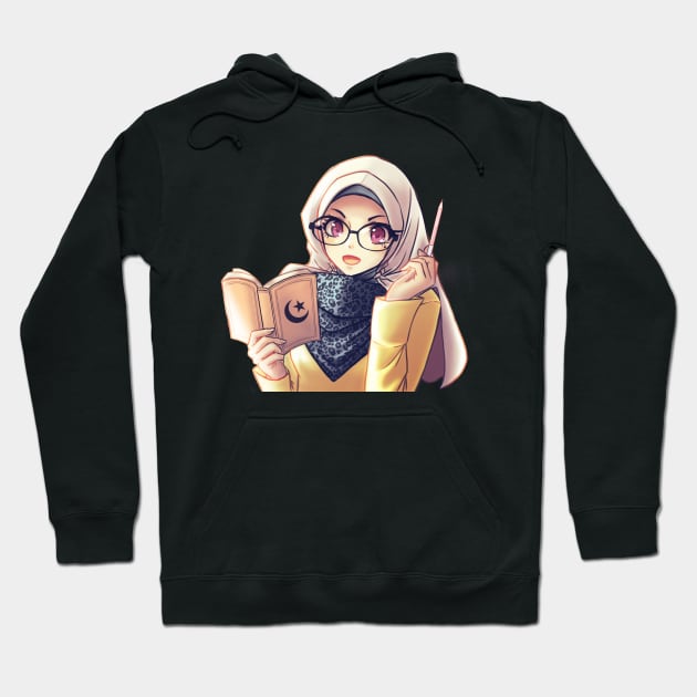 Muslim girl Hoodie by kotchiyuuki